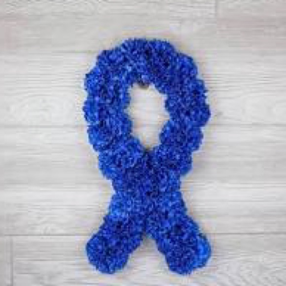 One of a kind Awareness ribbon wreath! Hand made just for you !!! - Picture 4 of 15